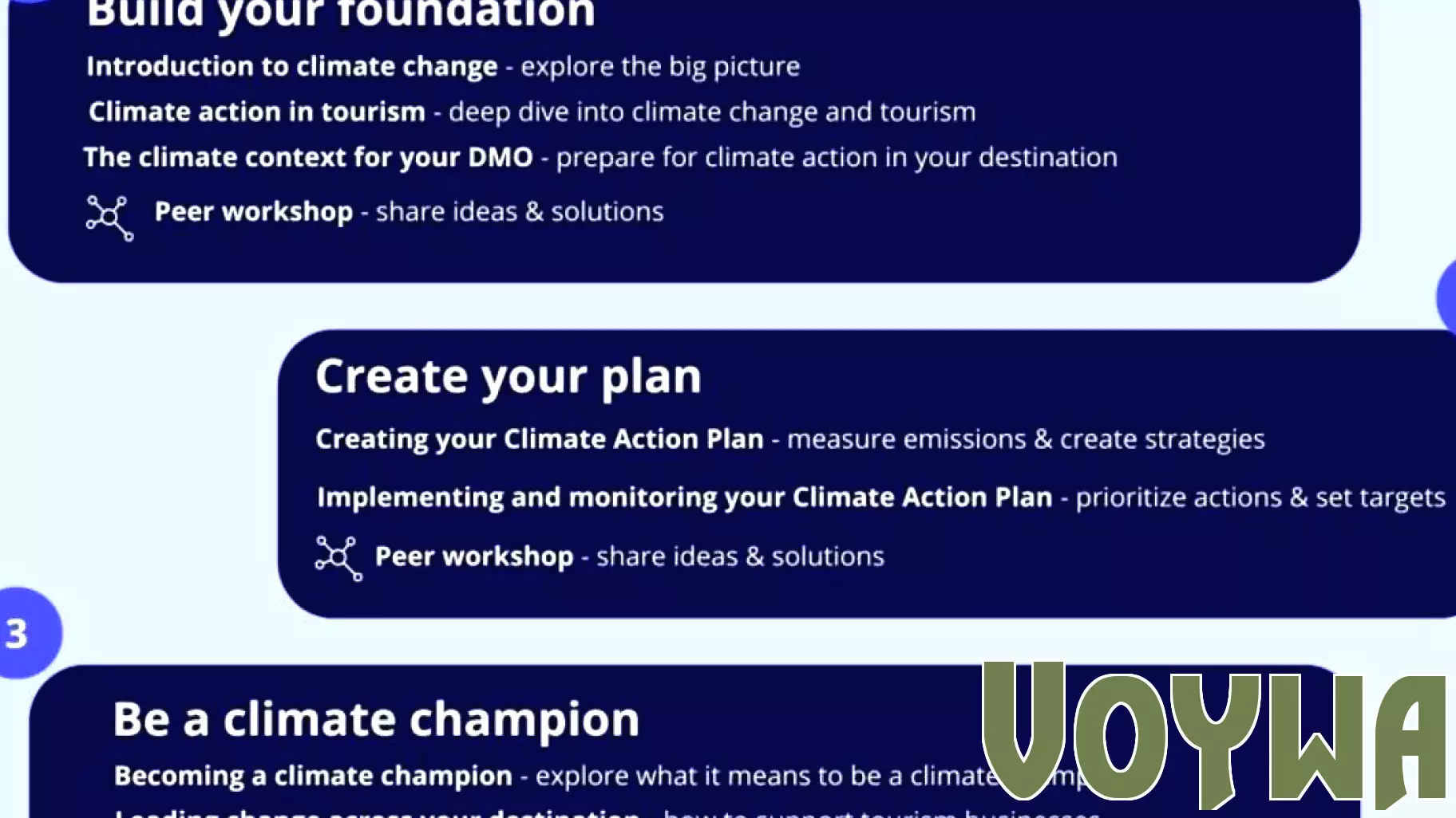 Launch of Free Climate Action Training for Tourism Destinations